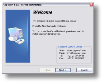Email Server Installation Program