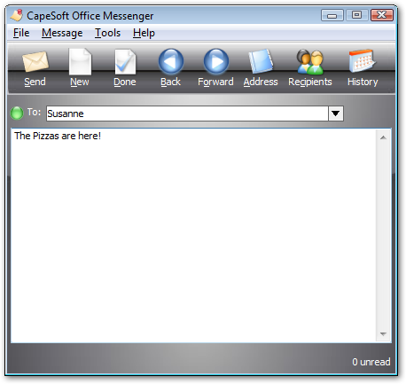 Office Messenger main window screenshot