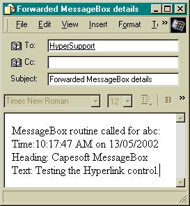 forwarded messagebox details screenshot
