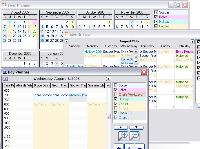 Easy drill down and up screenshot