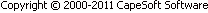 CapeSoft Software Copyright