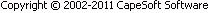 CapeSoft Software copyright