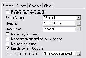 Control Template - General Tab