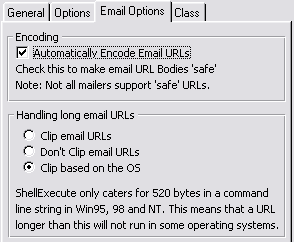email options tab screenshot