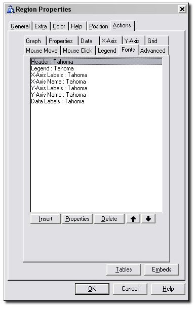 fonts tab screenshot