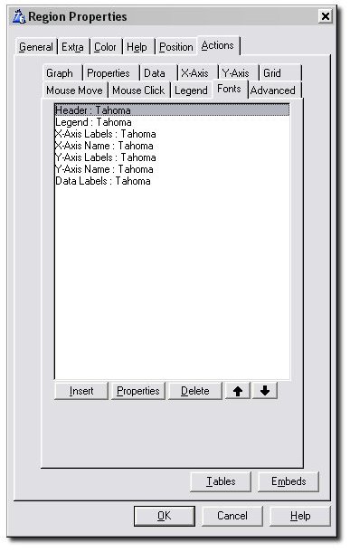 fonts tab screenshot