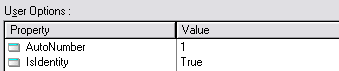 Showing Server Side AutoNumber field user options