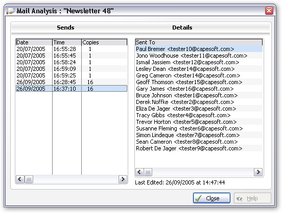 Mail Analysis